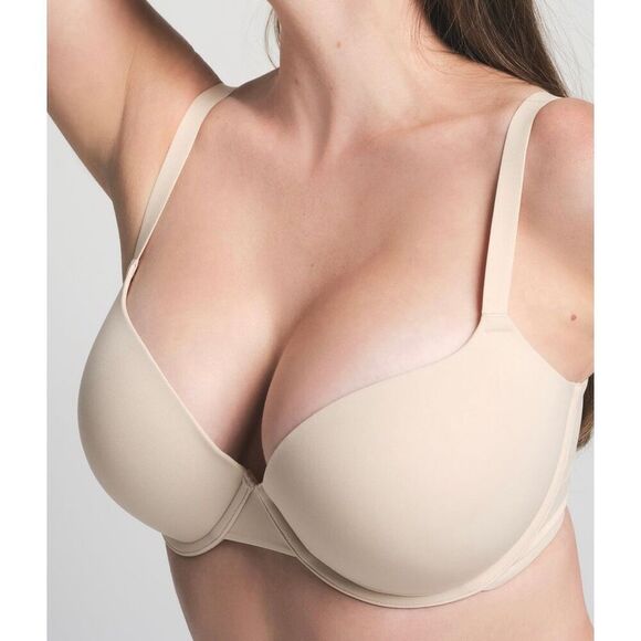 Skims Fits Everybody Push-up Demi Bra Sand 30D - Picture 1 of 5